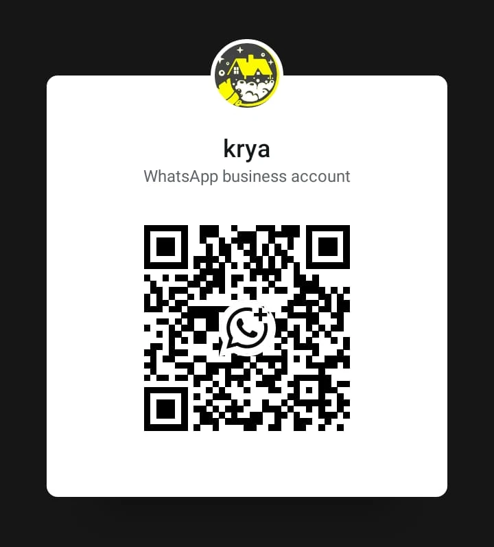 KRYA WhatsApp business account