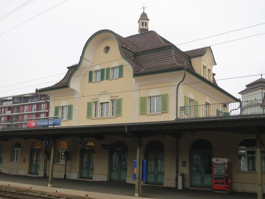 Bahnhof, Gossau SG, Schweiz Bahnhof, Gossau SG, Schweiz